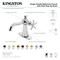 Kingston Brass SingleHandle Bathroom Faucet with Push PopUp, Polished Nickel KSD3546NX - alternate 5